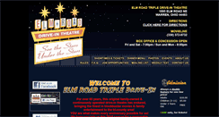Desktop Screenshot of elmroadtripledrivein.com